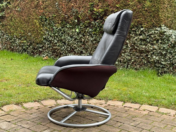 Image 1 of Malung fauteuil van Ikea, 1999, zwart