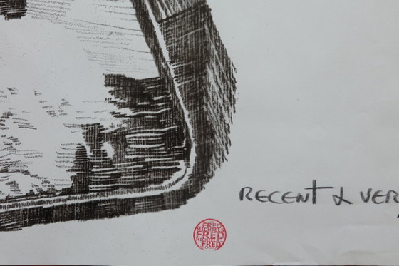 Litografia digitale firmata a mano, 42 x 92 cm, 1/1 – Litografie e stampe, Carta (photo 5 of 5)