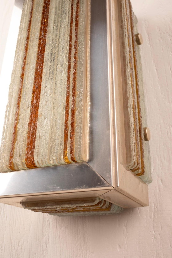 Mid Century Modern Wall Light by Albano Poli for Poliarte Chrome Version – Glass (photo 11 of 14)