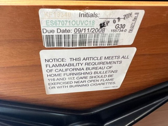 Charles Eames Lounge Chair e Ottoman 670/671 in pelle nera, Herman Miller, Poltrone, Nero (foto 4 di 11)