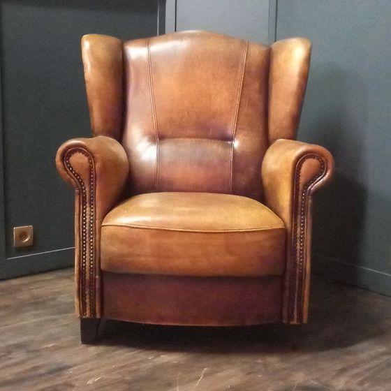 Poltrona Robusta Vintage in Pelle di Pecora – Poltrone, Leather (photo 15 of 15)