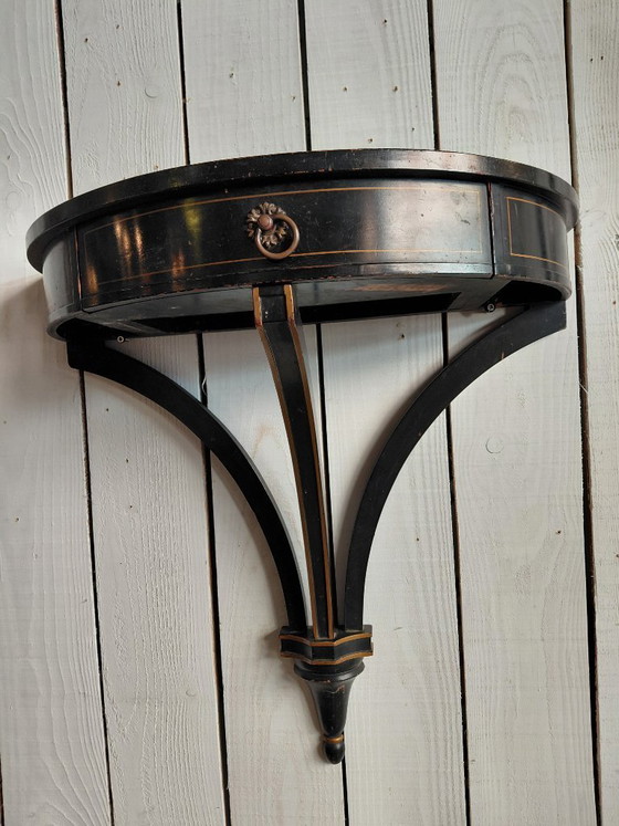 Console Mural – Hekman, Wood, Brass (photo 3 of 11)