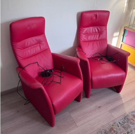 Famous 45 Verstellbarer Relaxsessel - Aufstehhilfe – Leder, Metall (photo 2 of 8)