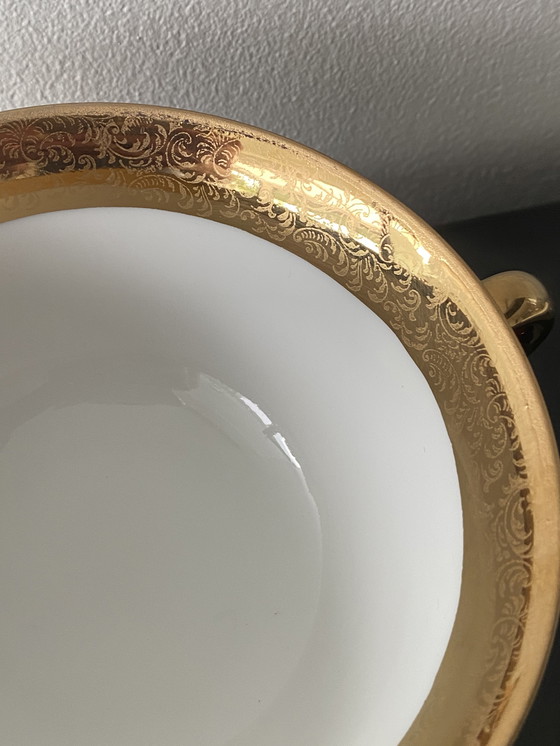 Image 1 of Tazza grande Vintage 60 Collection Porcellana fine di Limoges dorata in oro fino