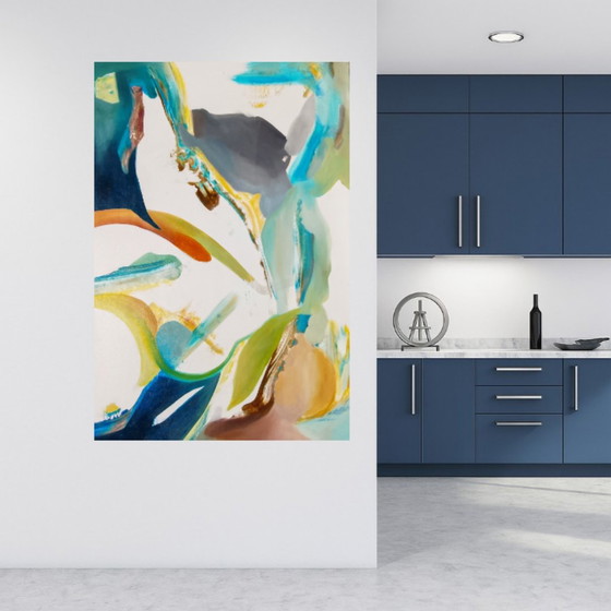 Image 1 of Acrylic painting #wata 150x100cm