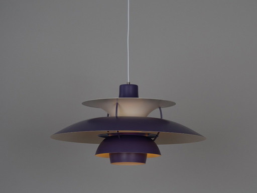 Danish vintage pendant lamp PH 5 by Poul Henningsen, Louis Poulsen, 1966
