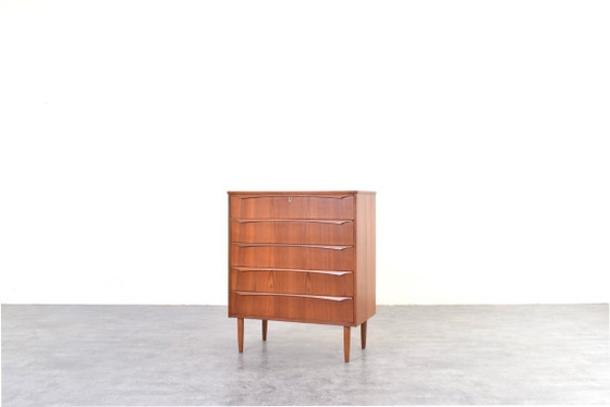 Image 1 of Cassettiera danese in teak di metà secolo, anni '60.