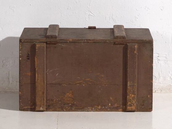 Petit coffre ancien vert olive (c.1920) #26 – Commodes, Rustic (photo 30 of 34)