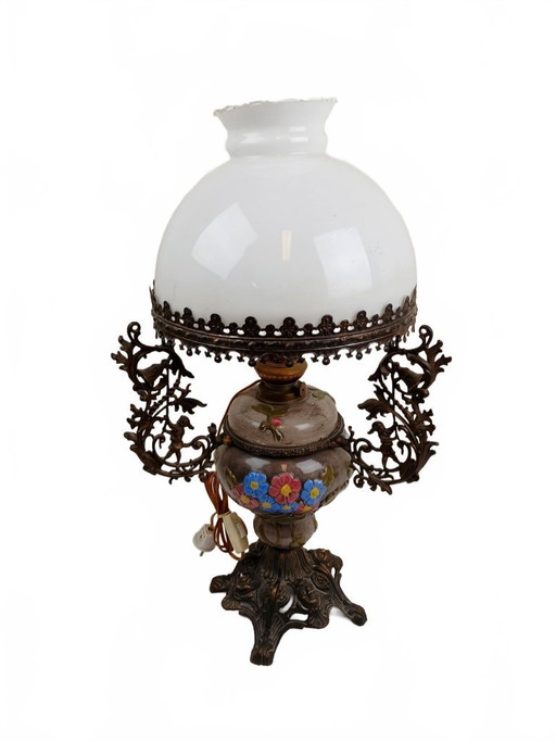 Antique Oil Lamp (converted)