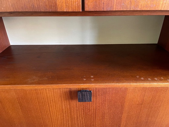 Image 1 of Grande armoire murale vintage (vers 1960/70, 300 cm de large x 174 cm de haut)