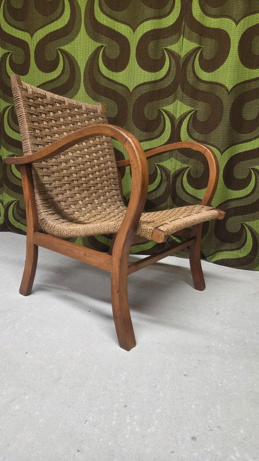 Touwfauteuil Erich Dieckmann Design