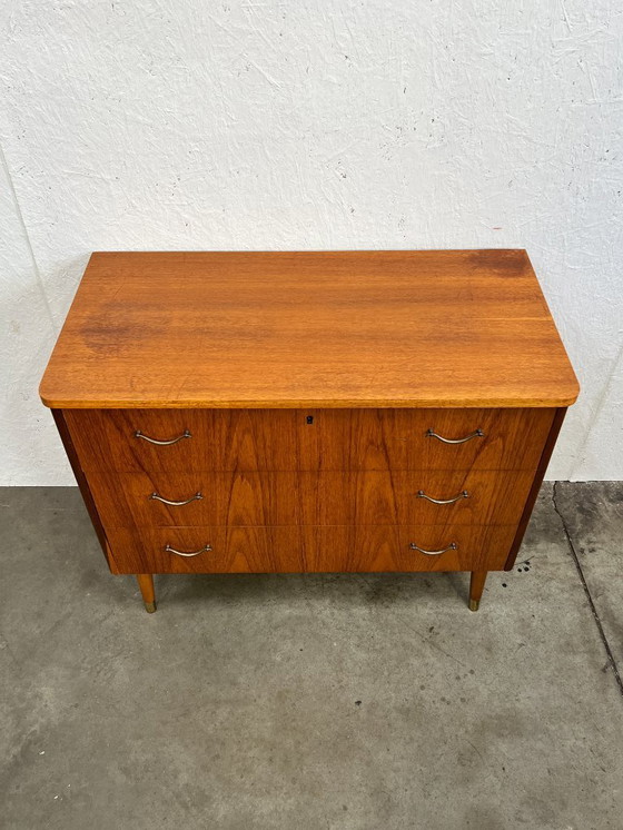 Image 1 of Commode vintage du milieu du siècle, Svensk Möbelindustri Smi, Suède 1960