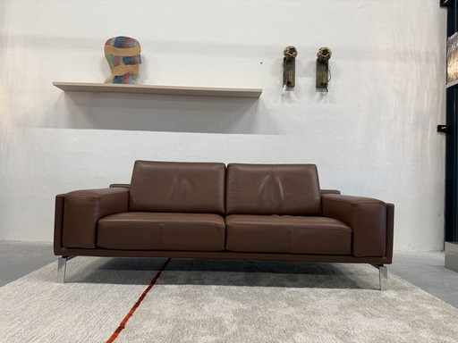 Leolux Bellice sofa Negev leather Duna 213
