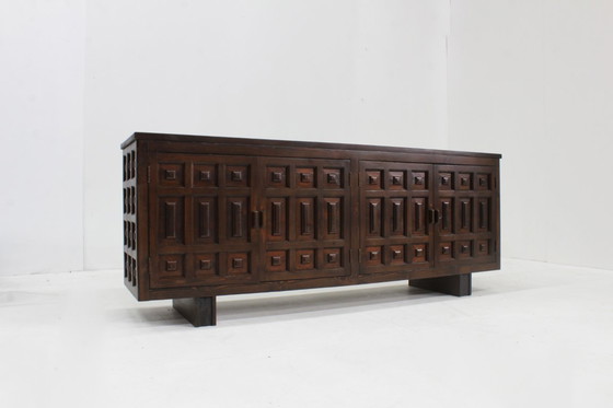 Image 1 of Vintage Brutalist sideboard, Spain, 1970s