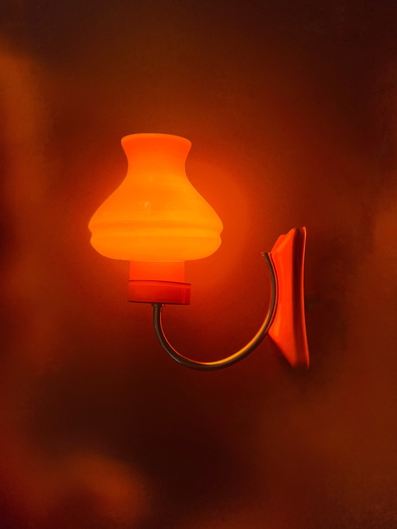 Image 1 of Unique set of French Sixties wall lamps