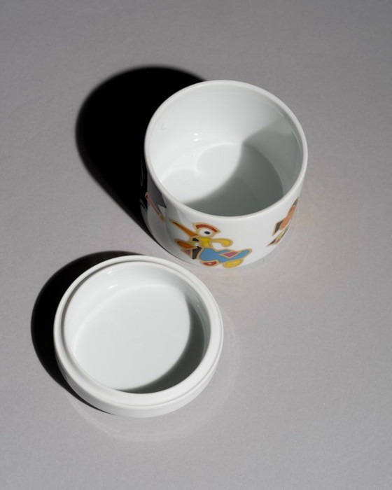 Image 1 of Caja de porcelana con tapa Studio-Line de Otmar Alt Rosenthal, década de 1970-1980, artista alemán