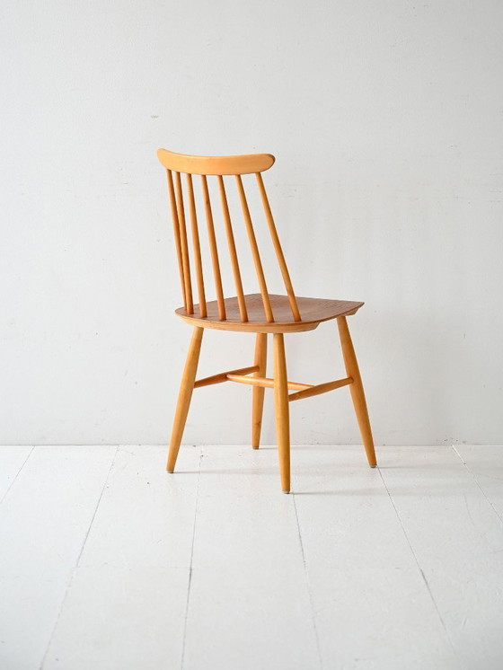 Image 1 of Set di 4 sedie scandinave Fanett di Ilmari Tapiovaara