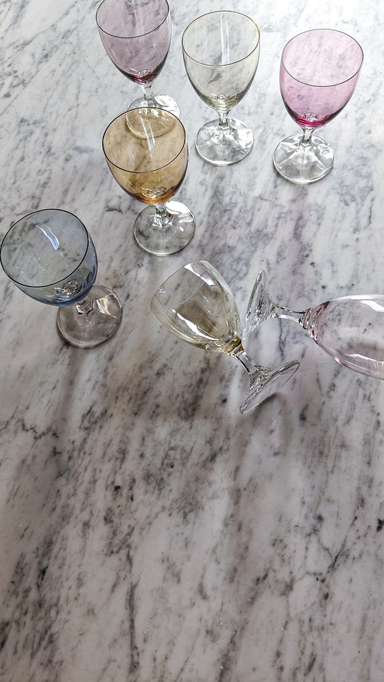 Image 1 of 7x schott swiesel multicoulour wine glaze