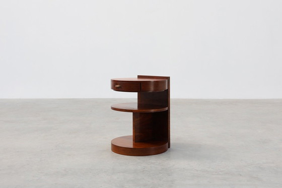 Image 1 of Comodino o mobile in legno di Michel Dufet in stile Art Déco, Francia, 1930 ca. 1930