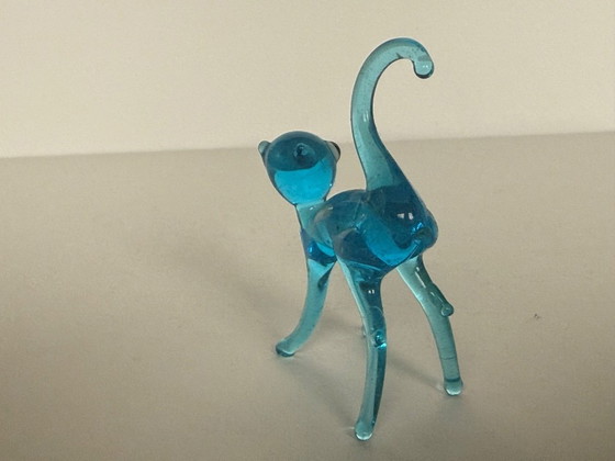 Image 1 of Murano glazen miniatuurkat