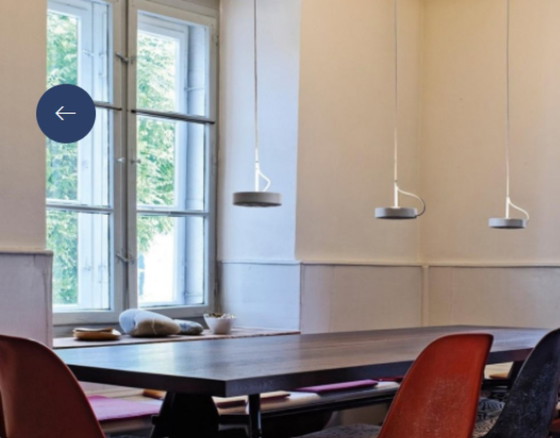 Image 1 of Lampada a sospensione Belux U-Turn-38 Michel Charlot - nuova nella scatola