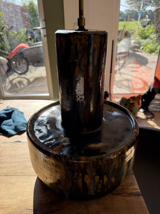 XL Vintage Fat Lava Table Lamp – 60s/70s – Ceramic – Brutalist (photo 7 of 16)