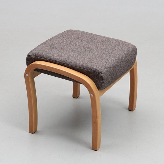 Image 1 of Hjort Knudsen — Poltrona con poggiapiedi abbinato — Schienale regolabile — Modern Lounge Duo