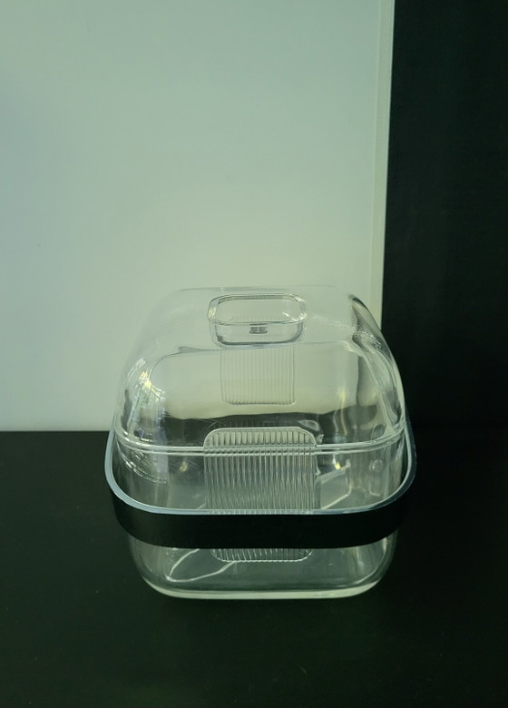 Legendärer transparenter Guzzini-Eiskübel aus den 1970er Jahren. – Küchenzubehör, Plastic, Chrome (photo 2 of 9)