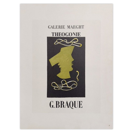 Image 1 of Georges BRAQUE AF 1954 - Cartel de la Galería Maeght 1959