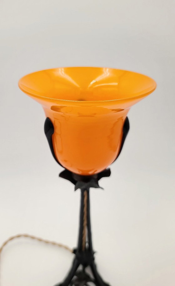 Image 1 of Lampe tulipe Art nouveau Loetz - Powolny