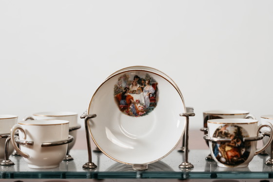 Image 1 of Luxe design koffieset van Jean Haviland uit de jaren 70, vintage model.