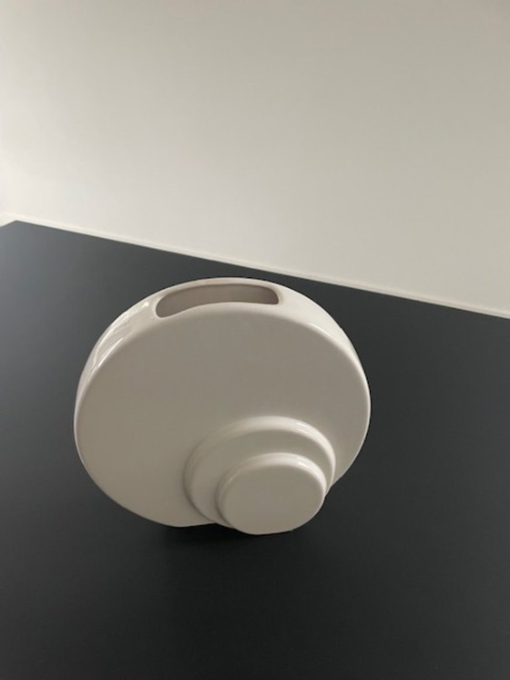 Image 1 of Vintage disc vase in postmodern design