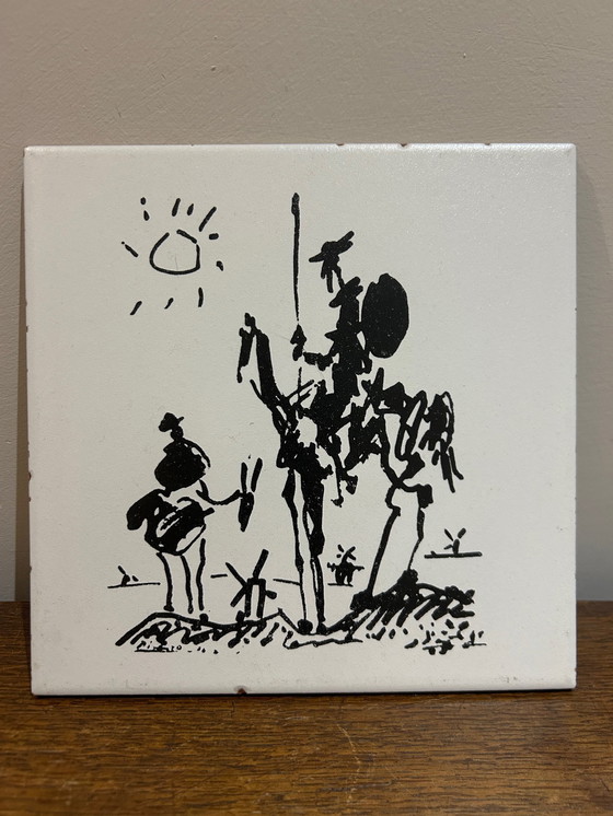 Image 1 of Ceramic Trivet Picasso