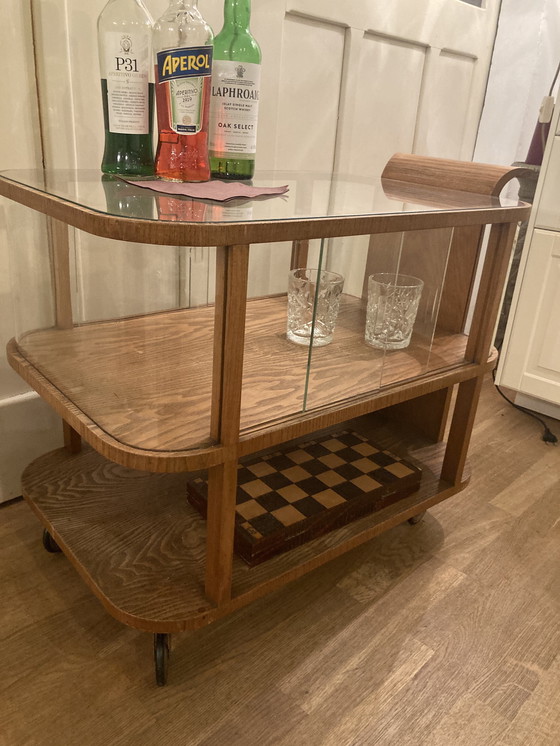 Image 1 of Carrello bar Art Déco, un pezzo chic