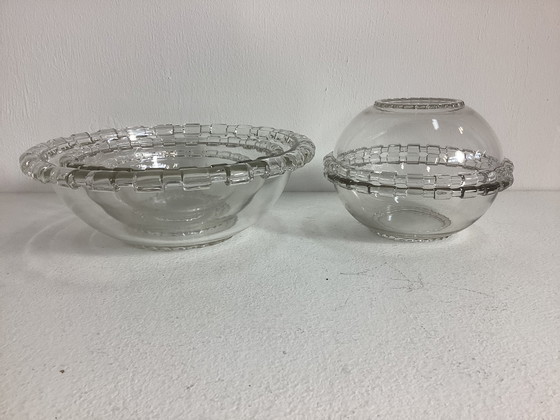 Image 1 of 5 Val Saint Lambert bowls Charles Graffart & René Delvenne