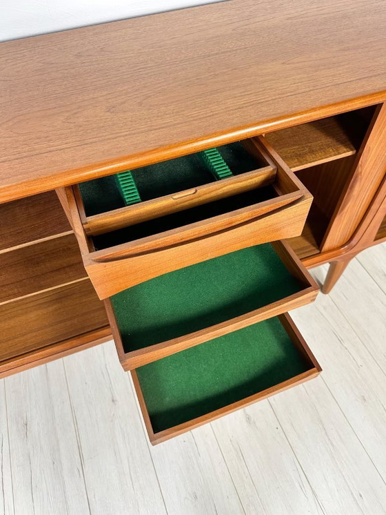 Image 1 of Credenza danese vintage in teak 19 di Johannes Andersen per Uldum Møbelfabrik anni '60