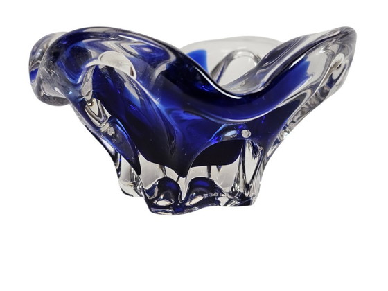 Image 1 of Josef Hospodska - République tchèque - design en verre - cendrier - verrerie Chribska - années 60