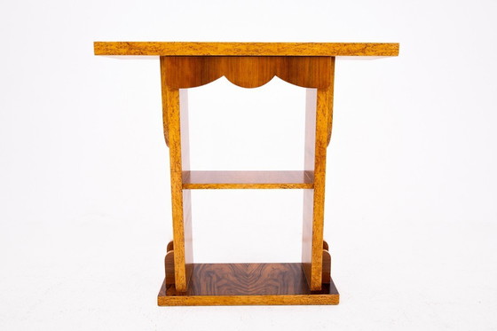 Image 1 of Art Deco console from the 1950s, Poland.