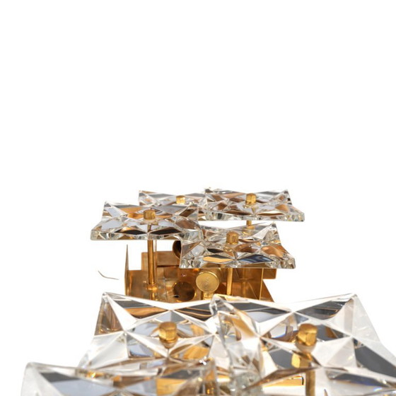 Image 1 of Set di 2 lampade da parete in cristallo Kinkeldey Hollywood Regency, 1970