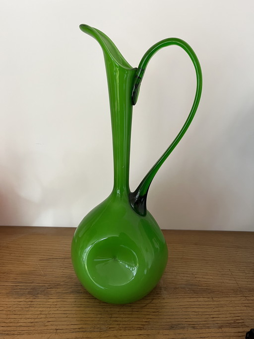 Vintage Opaline vaas / karaf