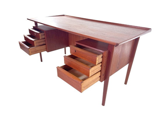 Image 1 of Vintage Danish Freestanding Desk by Peter Løvig Nielsen