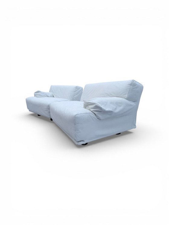 Image 1 of Divano Fiandra a due posti di Vico Magistretti per Cassina, anni '70, set di 2