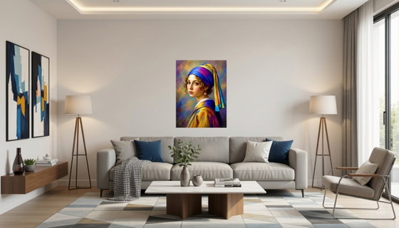 Vermeer 2026 Pintura Acrílica Sobre Lienzo / (60x80 Cm) – Decoración de pared, Aluminium, Other (photo 3 of 6)
