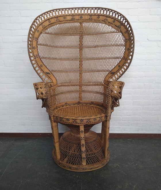 Image 1 of sedia pavone vintage "Emanuelle