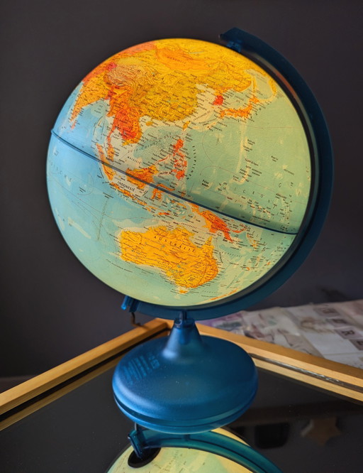 Vintage globe lamp, Italië 