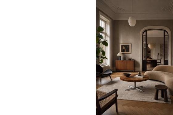 Image 1 of Vintage German Round Rosewood Coffee Table from Ilse Möbel, 1970s