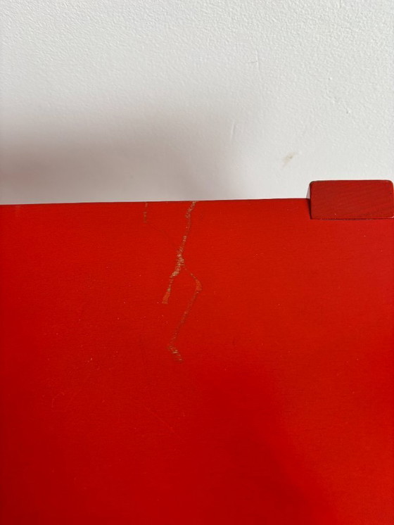 Image 1 of Ikea PS 1999 Sedie Rosse Set di 4