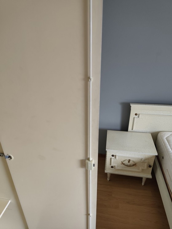 Vintage full 60s bedroom, Metal, Wood, Creme (photo 10 of 15)