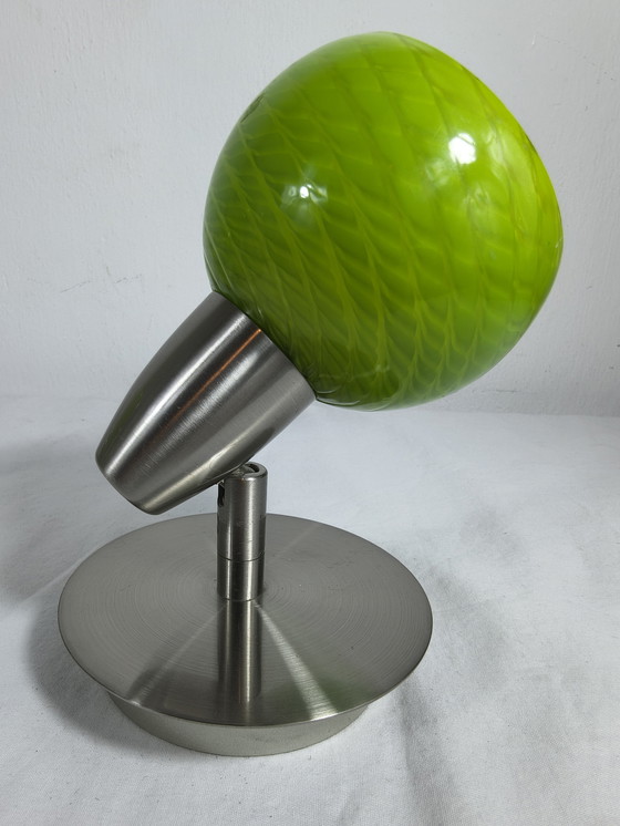 Image 1 of Vintage massive ceiling lamp with 3 spotlights + 1 separate spotlight