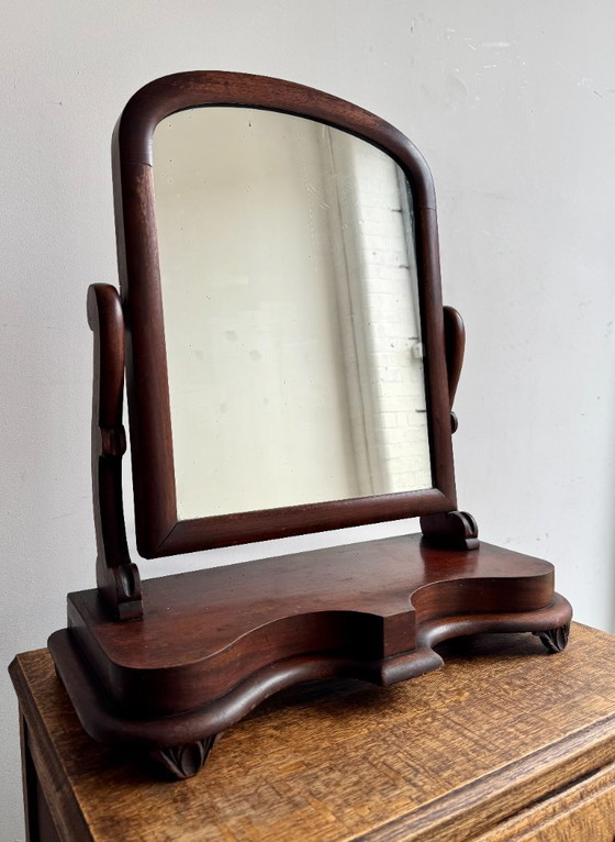 Image 1 of Victorian Mahogany Vanity Mirror